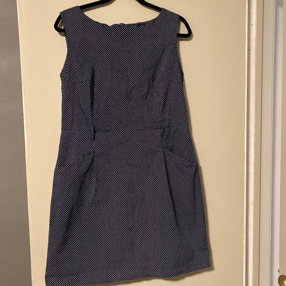 Tommy Hilfiger polka dot black and white dress size 14